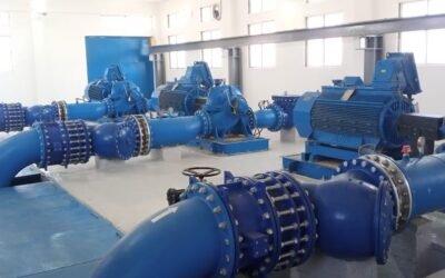 New Water Transmission on Pipe Line in Shidia Mine